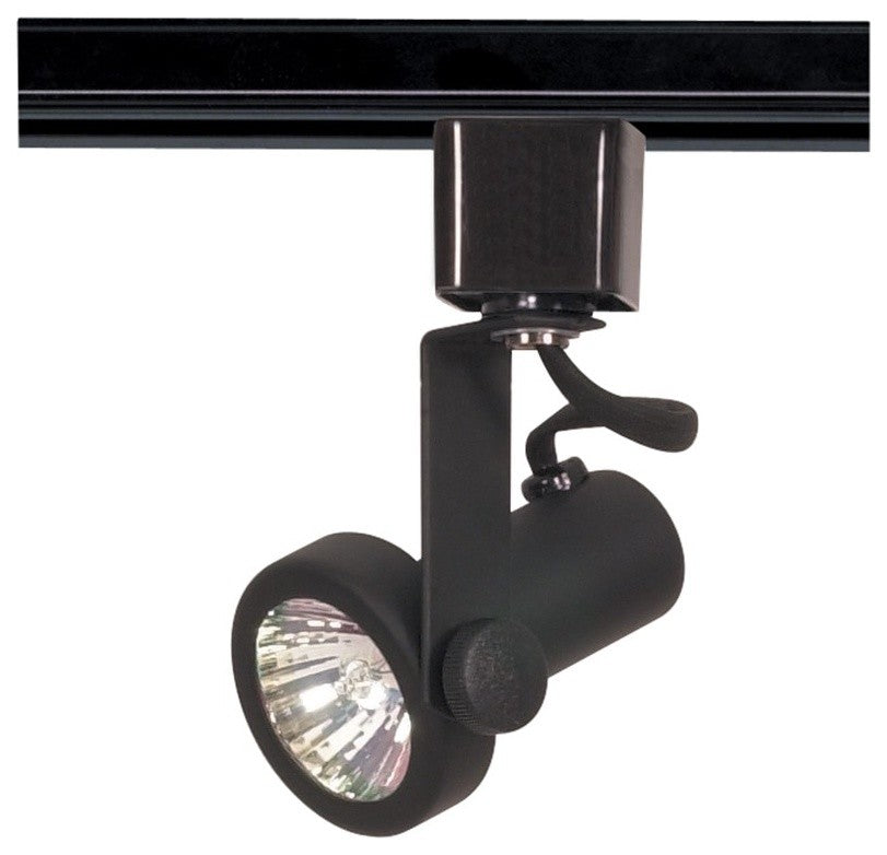 Nuvo Track Lighting 1-Light Halogen Track Light Fixture, Black