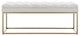 Darius Bench, Boucle Beige, Fabric