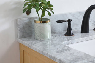 Home Living 22" Farmhouse Natural Wood-Light Bathroom Vanity