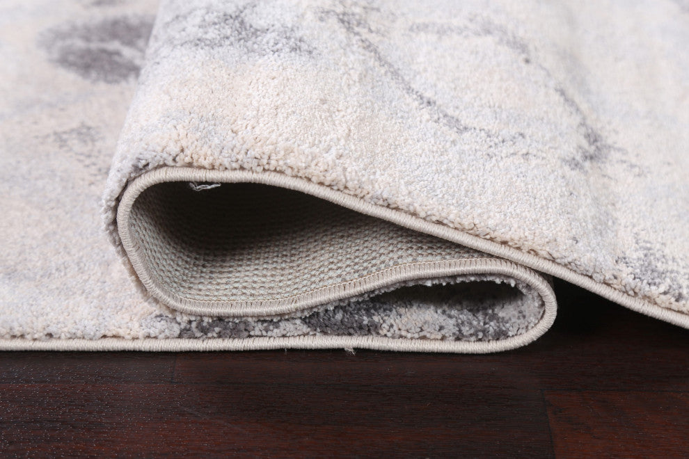 Turkish Abstract Transitional Oriental Rug Contemporary Carpet 3x8