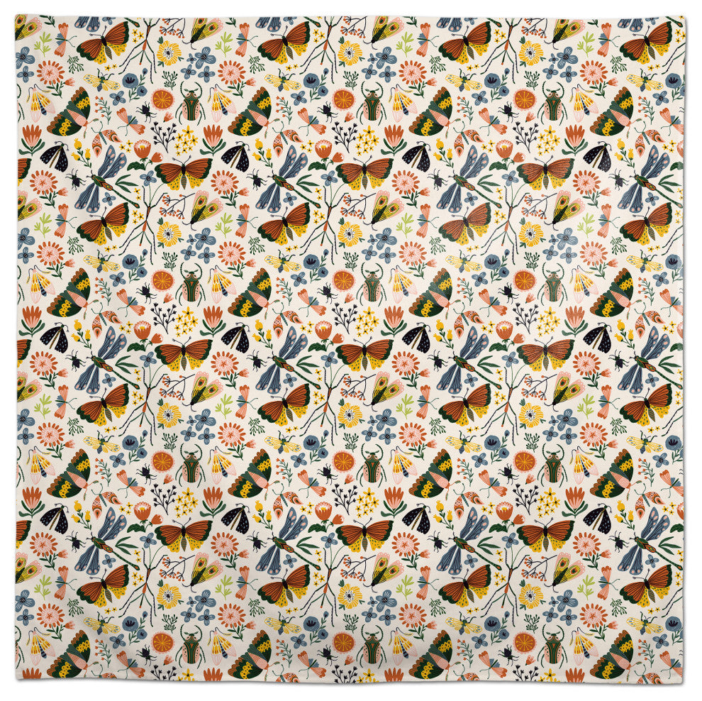 Bug Collection 58x58 Tablecloth
