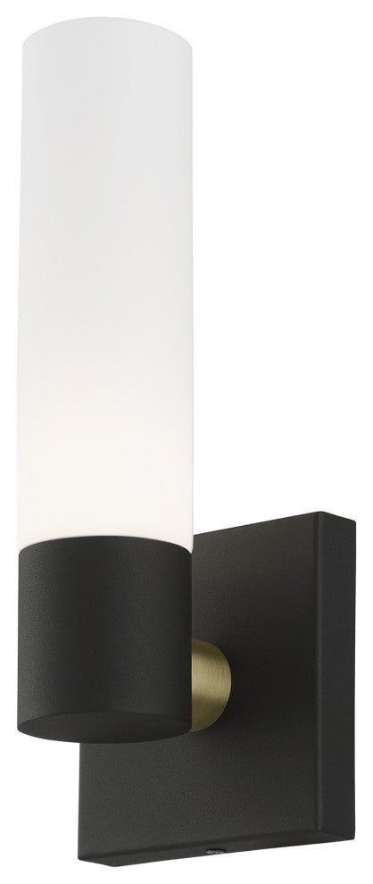 Livex Lighting Textured Black ADA Single Sconce