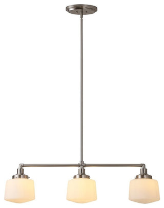 Scolare Kitchen Island Light, Brushed Nickel