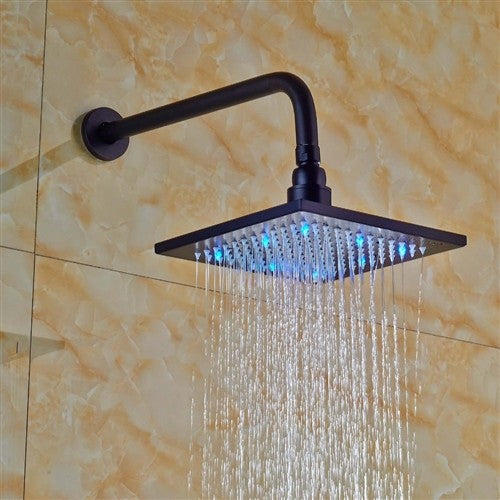 Fontana LED Colors Rain Shower Head Dark Oil Rubbed Bronze