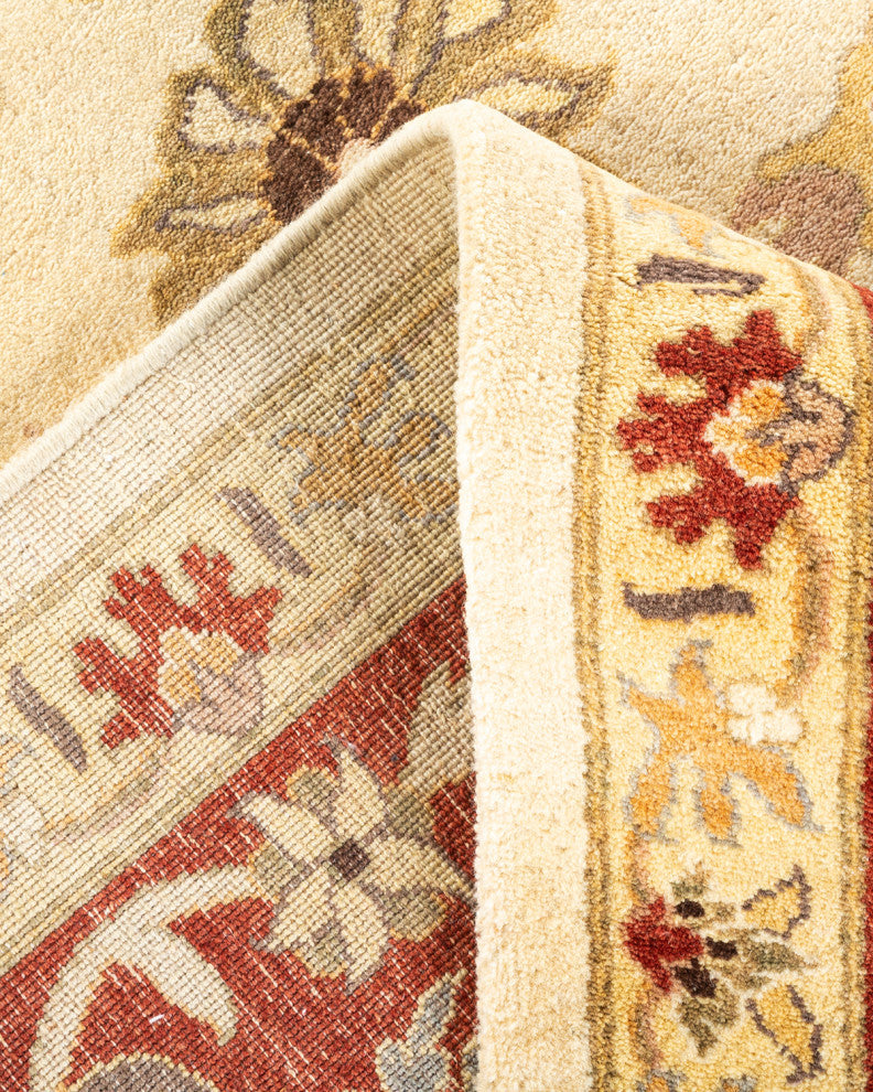 Mogul, One-of-a-Kind Hand-Knotted Area Rug Ivory, 9'2"x11'2"