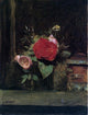 Jean-Baptiste-Camille Corot Bouquet of Flowers in a Vase Wrapped Canvas, 21"x28"