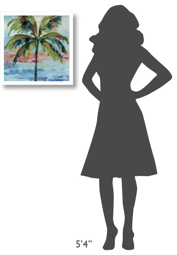 "California Palm I" Digital Paper Print by Silvia Vassileva, 20"x20"
