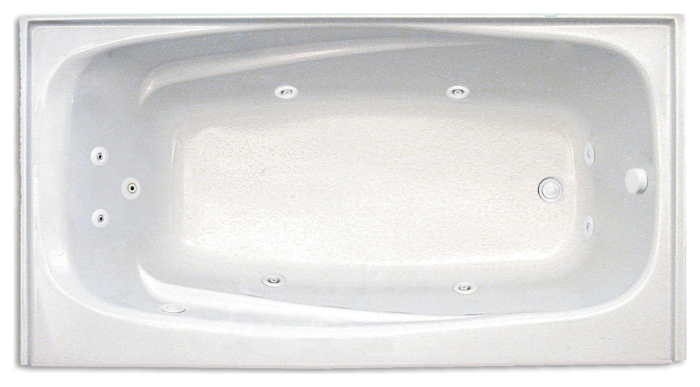 Mystique 60"x32" Right Hand Silver Series Hydro Massage Bath