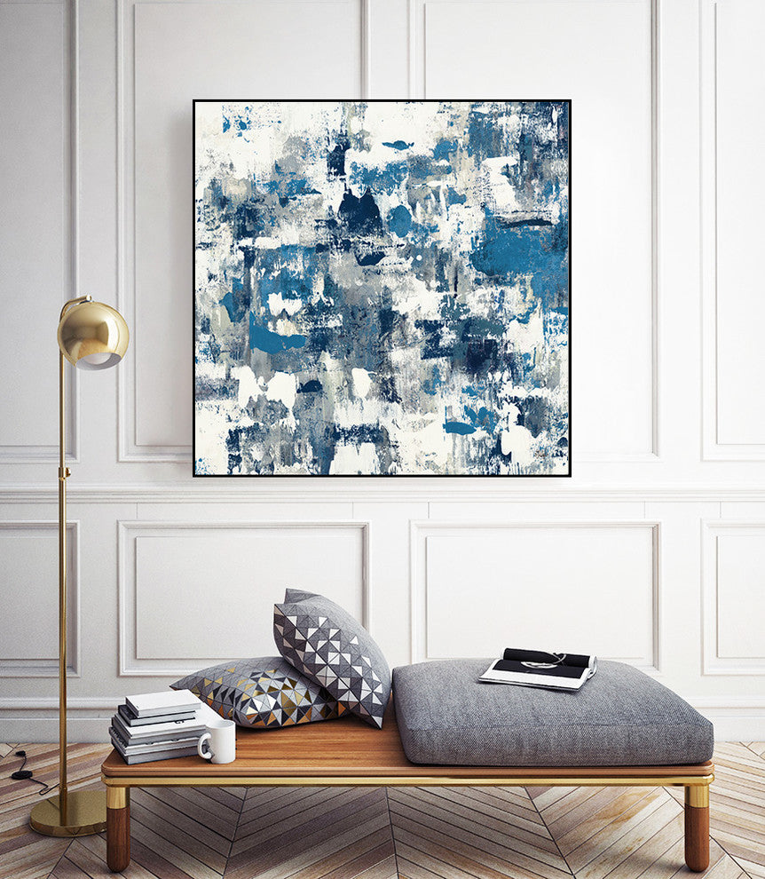 Conclusion Found I Art block Framed Canvas, 20"x20"