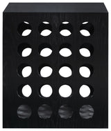 Kinsley Oak Veneer End Table, Black