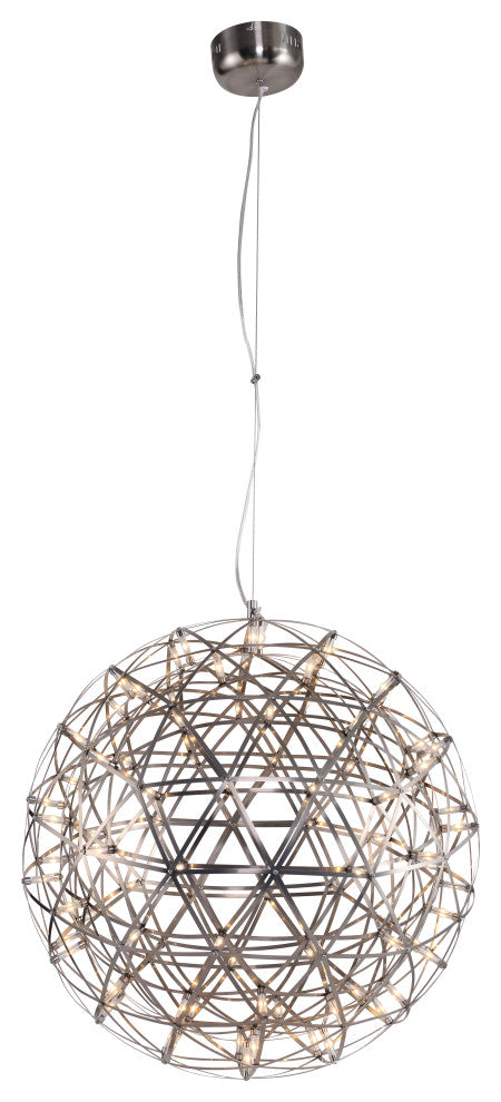 LED Star Light LED Light Fixture, Satin Nickel