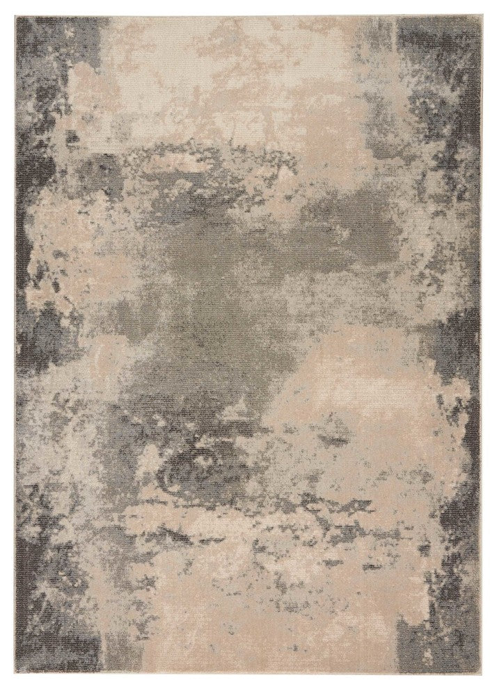 Nourison Maxell Ivory/Gray Area Rug, 9'3"x12'9"