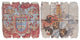 Wooden Wall Plaque, Multicolor, Set Of 2