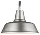 Barn Light Extra Large 1-Light Outdoor Wall Lantern, Weathered Pewter