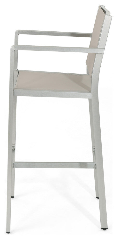 GDF Studio 5-Piece Tracy Outdoor Aluminum Bar Set