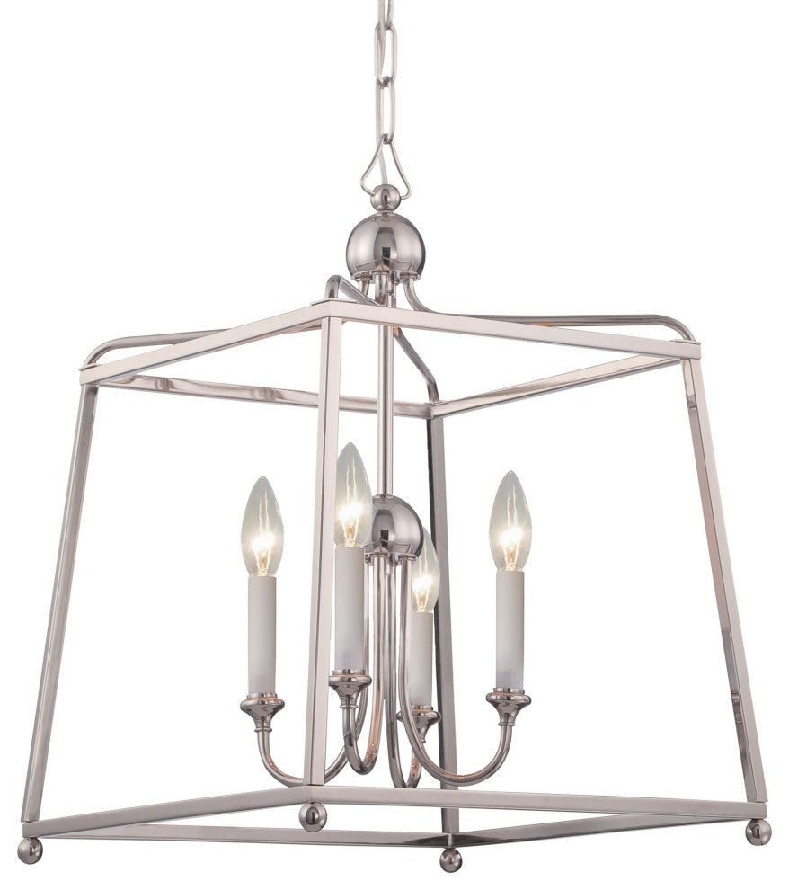 Crystorama Lighting Group 2245_NOSHADE Sylvan 4 Light 16"W Taper - Polished