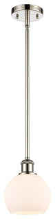 Innovations 516-1S-PN-G121-6 1-Light Mini Pendant, Polished Nickel