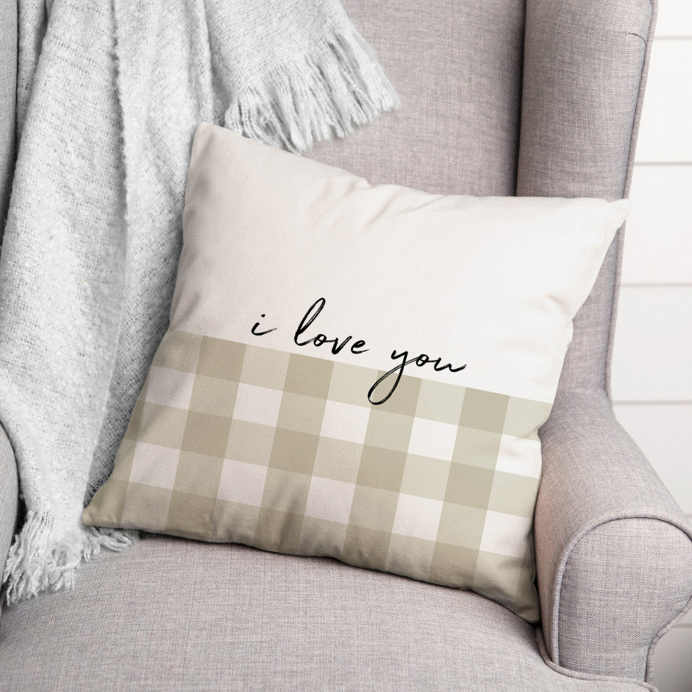 I Love You a Bushel and a Peck 18x18 Spun Poly Pillow