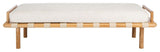 Safavieh Couture Constantine Teak Bench, Natural/White