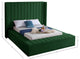 Kiki Velvet Bed, Green, Full