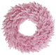 Vickerman 30" Fir Wreath, 260 Tips, Pink