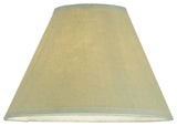 7W X 4.5H Aged Celadon Beige Parchment Shade