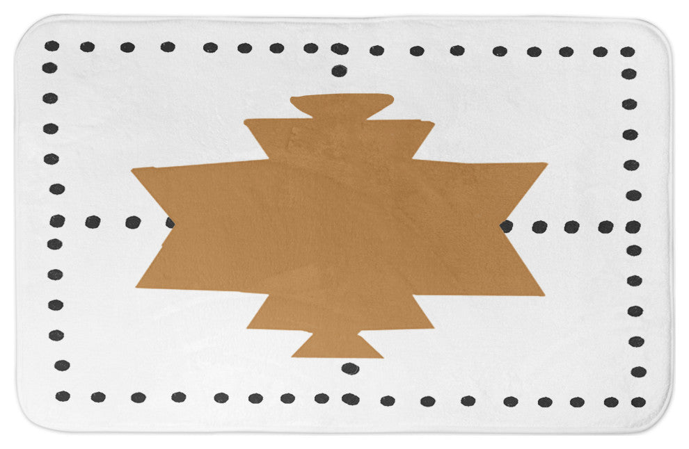 Dot Southwest Pattern 34x21 Bath Mat