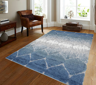 Noori Rug High-low Theron Blue/Grey Rug