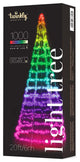 Twinkly Light Tree  App-controlled Flag-pole Christmas Tree with 1000 RGB+W (16