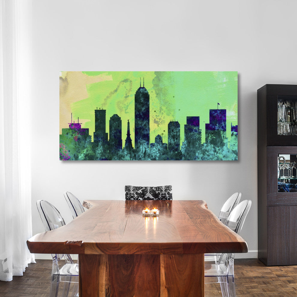 "Indianapolis City Skyline" Fine Art Print