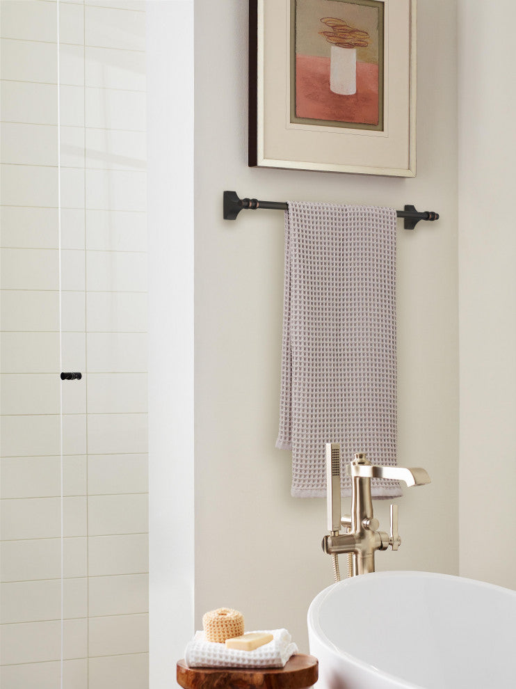 Amerock Davenport Transitional Towel Bar, Oil Rubbed Bronze, 24" Center-to-Cente