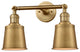 Addison 2-Light Bath Vanity-Light, Brushed Brass, Brushed Brass