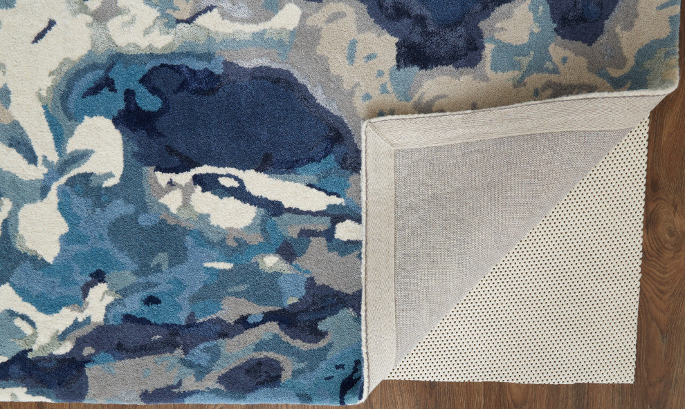 Weave & Wander Cerelia Wool Rug, Ivory/Multi, 10' x 14' Rug