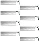 Ornate Cornice White Urethane Floral Bunting Design 8 Pieces Totaling 606" Long