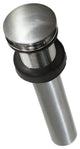 Native Trails DR130-BN 1.5" Push to Seal Dome Drain In Brushed Nickel