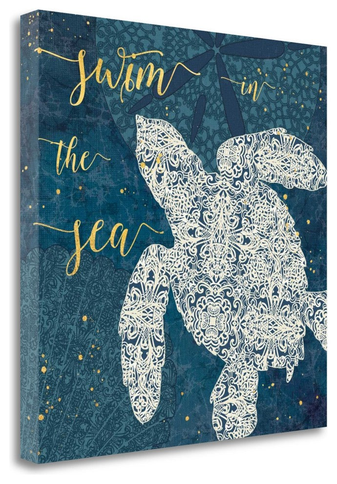 "Coastal Lace VI" By Jess Aiken, Giclee Print on Gallery Wrap Canvas