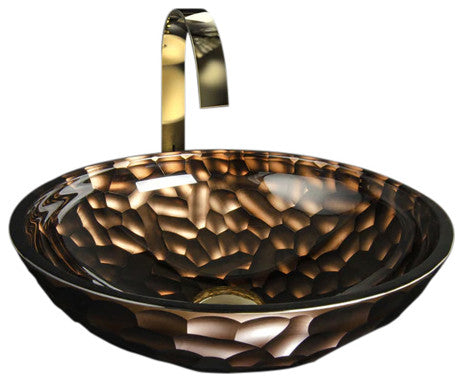 Emma Luxury Vessel Sink, Bronze