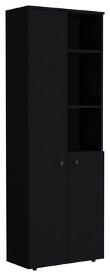 Nolic Multistotage with 5-tier storage shelves and 2 doors