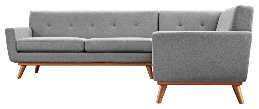 Expectation Gray Engage L-Shaped Sectional Sofa