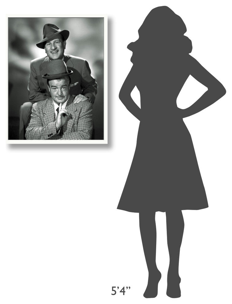 "Abbott & Costello - Promotional Still" Canvas Giclee, 24"x30"