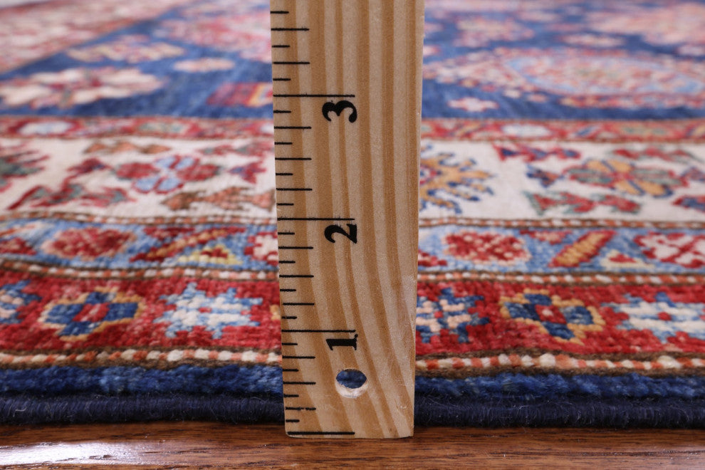 5' 4" X 6' 8" Super Kazak Handmade Wool Rug Q10255