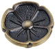 Utopia Alley Bella Cabinet Knob, 1.2" Diameter, Antique Brass, 25 Pack