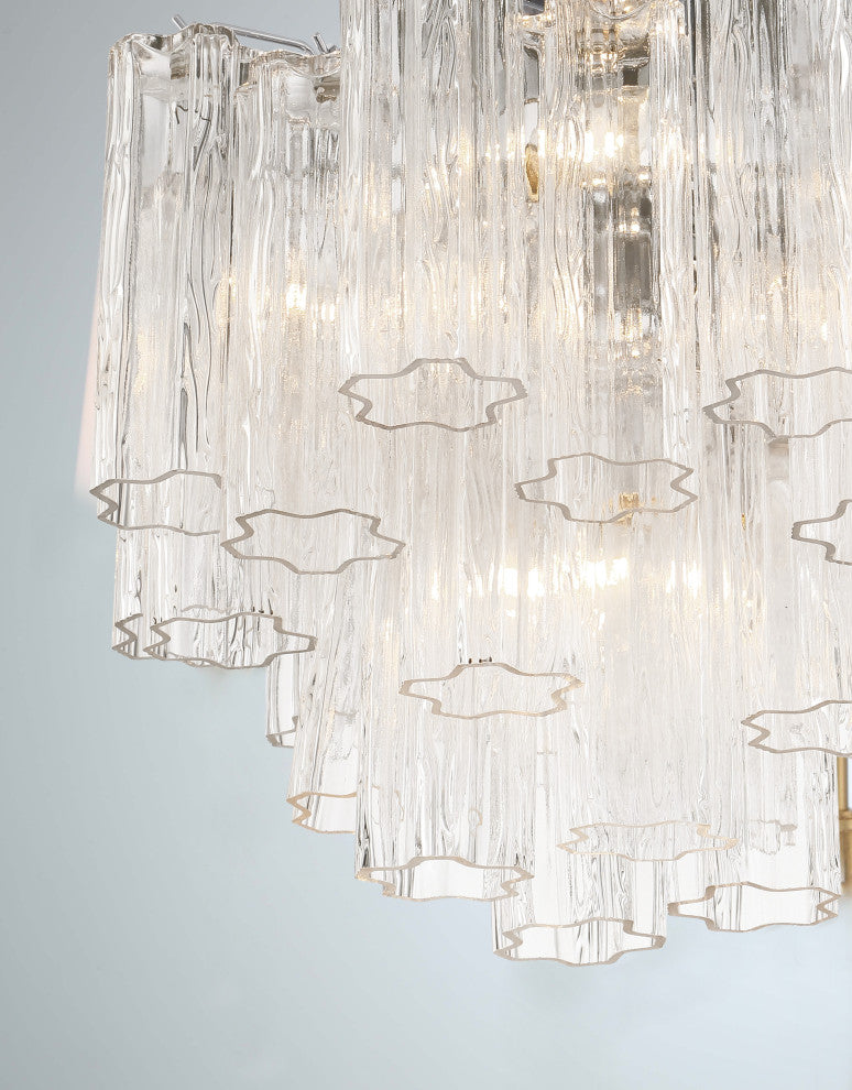 CRYSTORAMA Addis 4 Light Polished Chrome Ceiling Mount