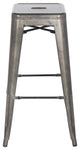 Highland Commercial Grade Barstool, Matt Gunmetal (Set of 4)