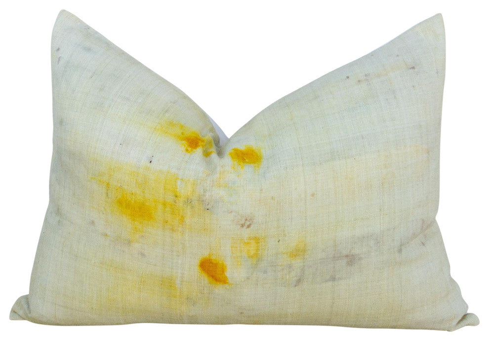 Birinchi Tie Dyed Organic Silk Lumbar Pillow