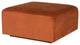Lilou Terracotta Fabric Modular Sofa Ottoman