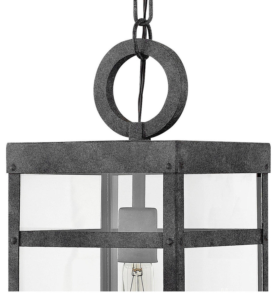 Outdoor Porter Hanging in Aged Zinc