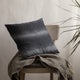 Plutus Blue Ink Furever Faux Fur Luxury Throw Pillow, Blue Ink, 16" x 16"