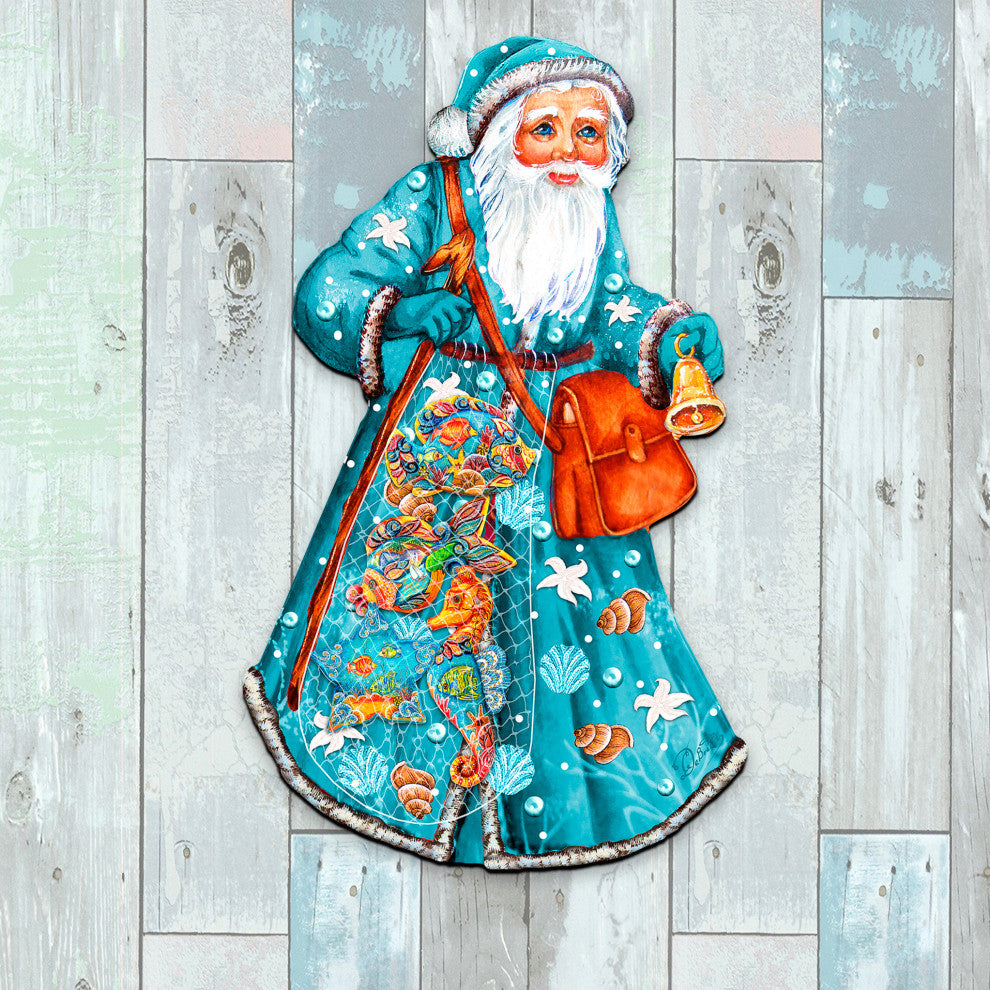 Costal Fishermen Santa Wooded