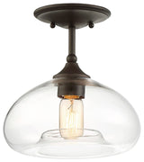 1-Light Ceiling Light, Oil Rubbed Bronze
